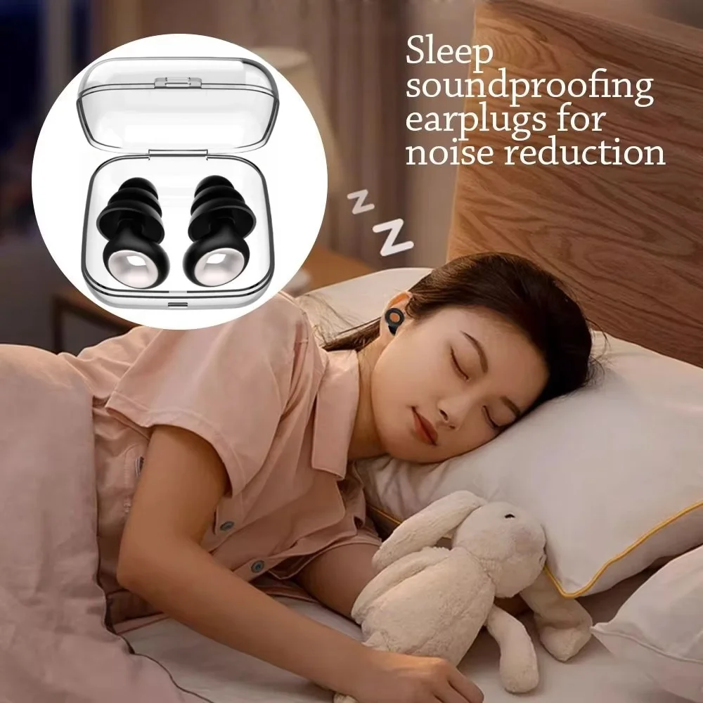 ที่อุดหูซิลิโคนสําหรับว่ายน้ําการนอนหลับลดเสียงรบกวนลดเสียงรบกวน-Soundproof ลดการรบกวน-คุณภาพ LOOP ปลั๊กอุดหูอุปกรณ์