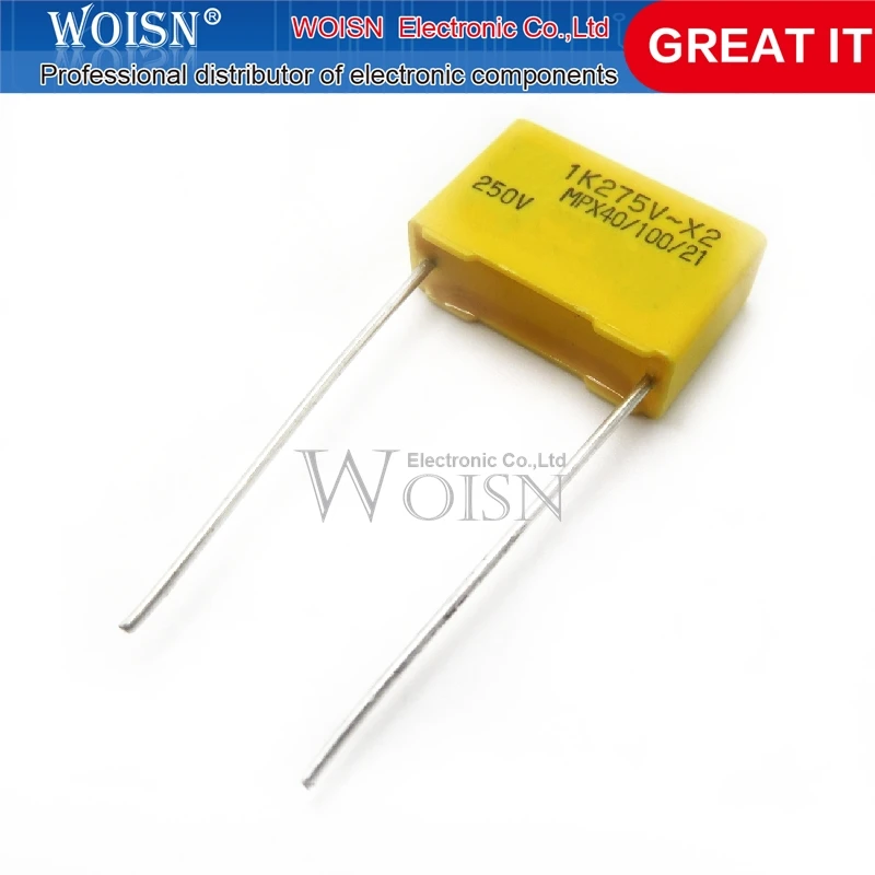 1 Stks/partij Hoge Kwaliteit Veiligheidscondensator Mpx40/100/21 0.1Uf 275V 104 275V 0.1Uf 1K 275V-X2 15Mm Op Voorraad