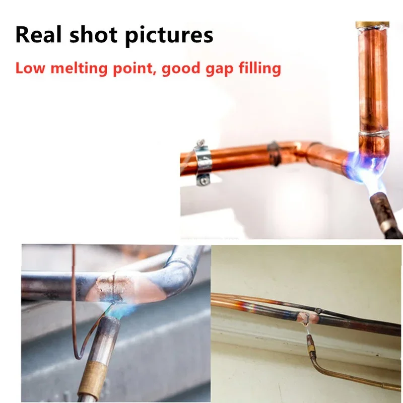 Đồng Thau Hàn Phốt Pho Đồng Điện Cực Hàn Dây Hàn Que Đồng Tủ Lạnh Hàn Không Cần Hàn Bột