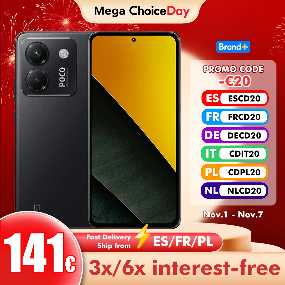 POCO M7 Pro 5G NFC 8GB/256GB 12GB/256GB 12GB/512GB Version mondiale téléphone portable