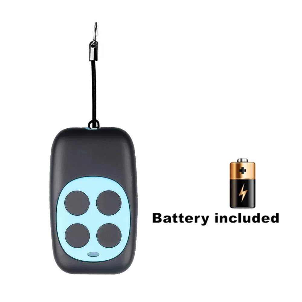 433Mhz Garage Door Remote Control Duplicator 4 Keys Code Grabber Clone Gate Key Fob Command Hand Transmitter