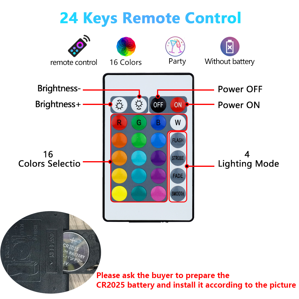 E27 LED RGB Lamp Spotlight Bulb 5W 10W 15W IR Remote Control Led Light Bulb Smart Led RGBW Lamp Home Decor Bombillas LED