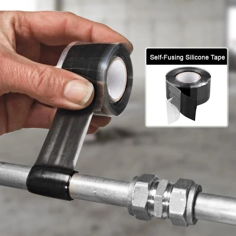 Insulating pipe tape with super waterproof, leak-stopping, sealing and repair performance is suitable for silicone kitchens