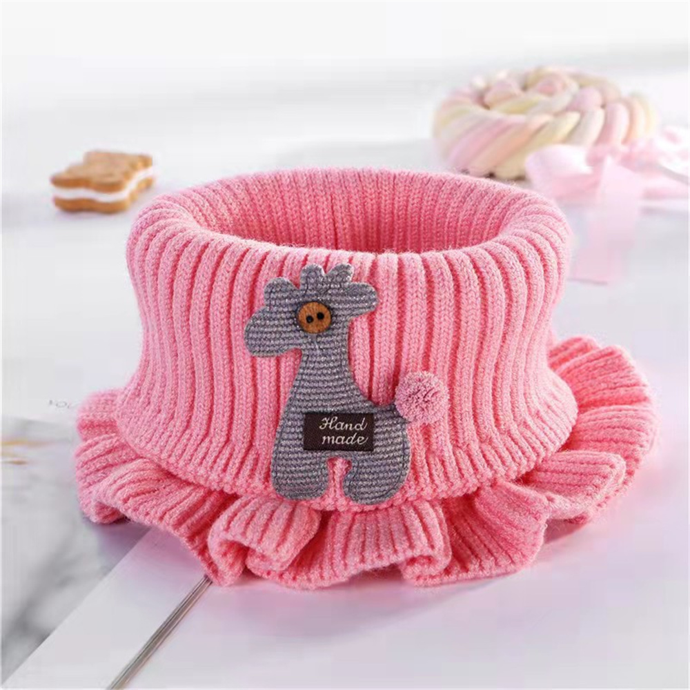 Winters chal gestrickter Schal Vorschul kragen Kinder schal Cartoon niedlicher Kinder schal gestrickt und warmer dekorativer Kragen