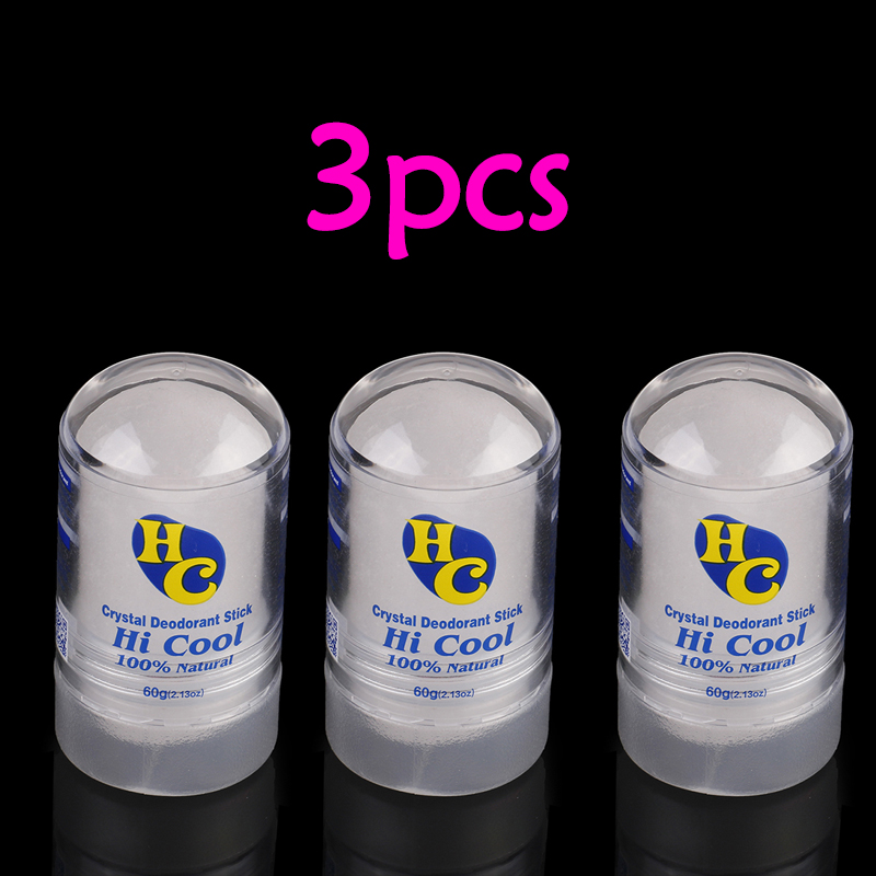 3 uds nuevo 60g palo de alumbre cristal de alumbre axila para mujer hombre cuerpo fresco para todo el cuerpo