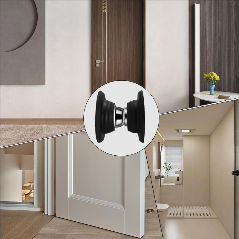 Tope magnético de silicona para puerta, anticolisión, a prueba de viento, succión sin perforación