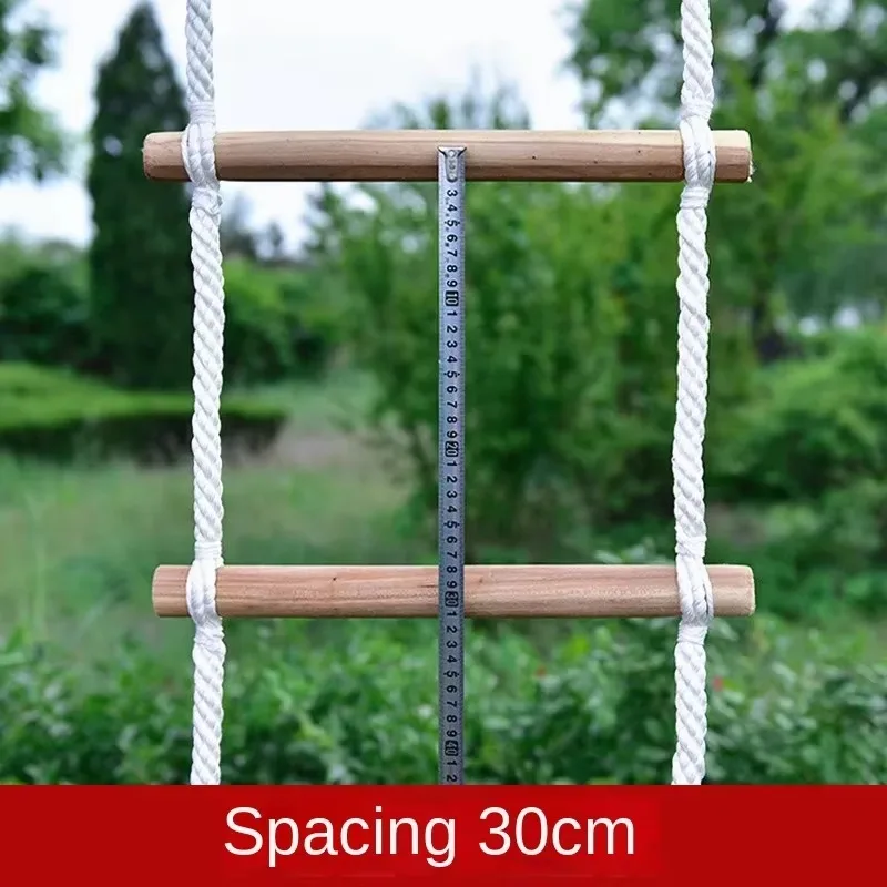 5M Rope Ladder Fire Escape  Children's Engineering Non-slip Soft Ladder Home Climbing Outdoor Climbing Dormitory Ladder