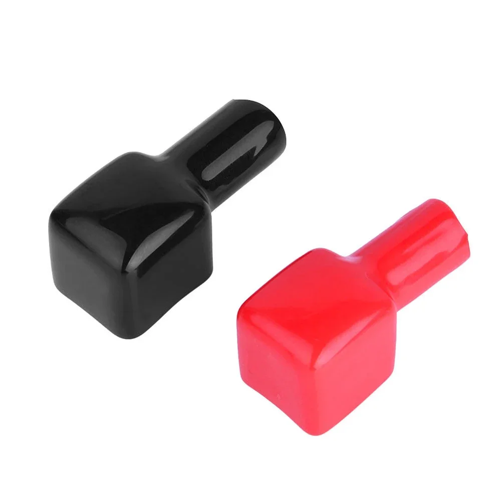 Cubiertas de terminales de batería de aire para coche y camión, Protector aislante positivo y negativo en negro y rojo, accesorios de baterías de repuesto, 2 uds.