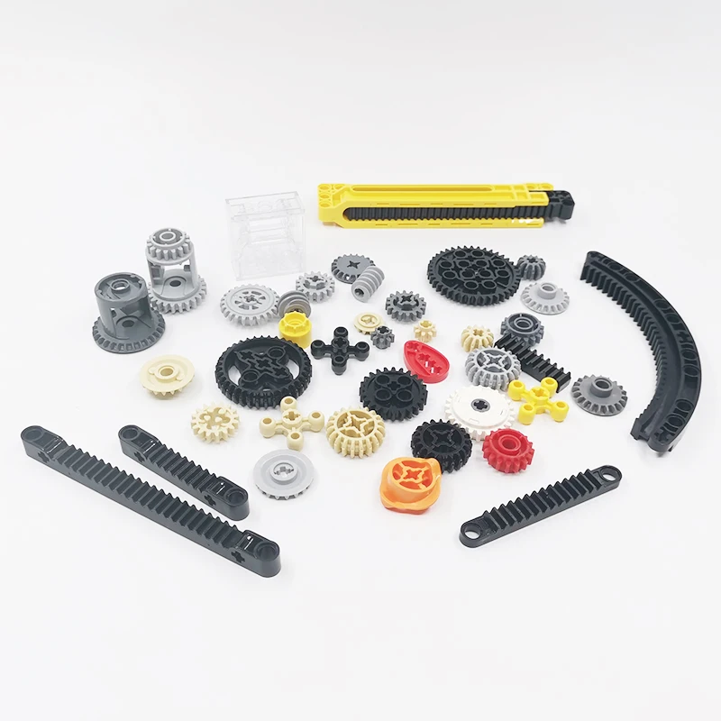 Mộc Gear Series Gear Đế Xoay Bánh Giá Và Bánh Răng Vi Phân Công Nghệ Cao Phần Các Hạt Nhỏ Khối Xây Dựng Đồ Chơi
