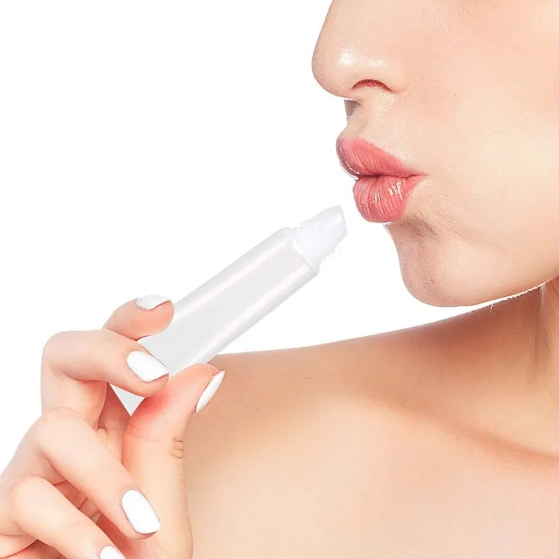 6pcs 5/10ml Mini Clear Soft Empty Lip Balm Tubes Portable Travel Lip Gloss Containers DIY Makeup Packaging Tools for Women/girl