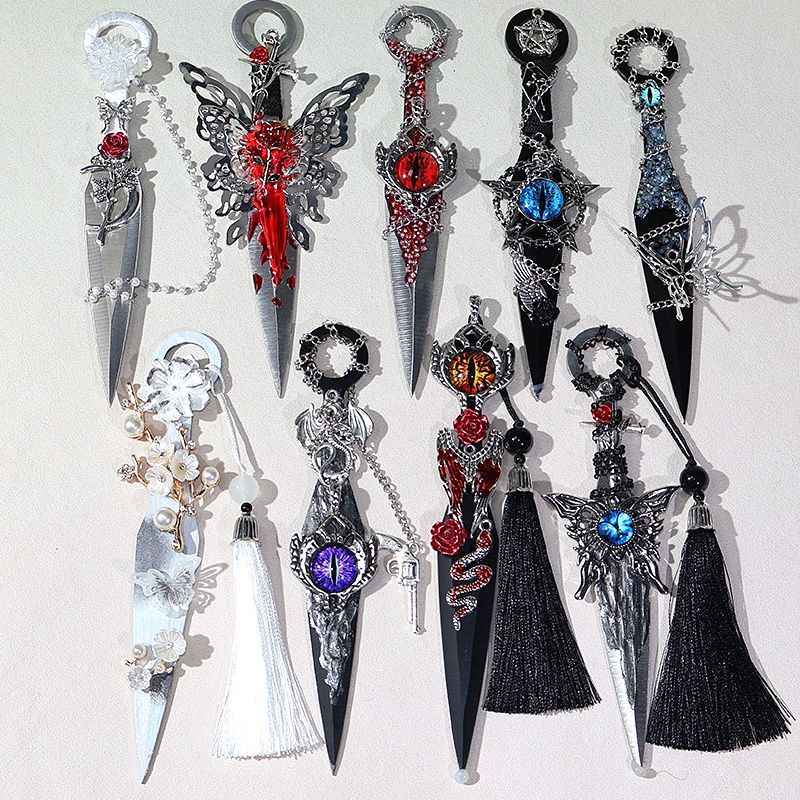 letter opener sword  has not been sharpened diy Decorative metal stainless steel crafts box opener/box cutter