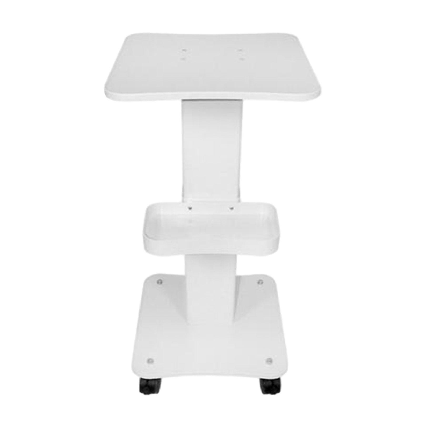 รถเข็นอุปกรณ์เสริมความงามเครื่องสำอางแบบพกพา3ชั้นรถเข็นสำหรับร้านเสริมสวยมีล้ออเนกประสงค์