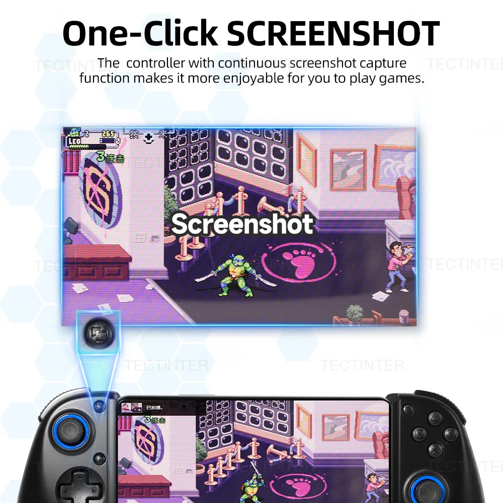 Controller wireless allungabile BSP-D11 per Nintendo Switch/PS4/PS3/XBOX Gamepad per accessori in streaming Android/Apple iOS