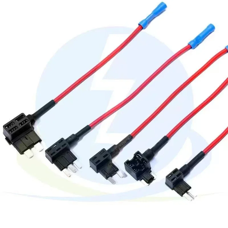 12pçs suporte de fusível tipo 3, adaptador de torneira de circuito add-a e kit de fusíveis micro mini pequeno médio atm apm ato atc com fusível de carro de lâmina 12v 10a