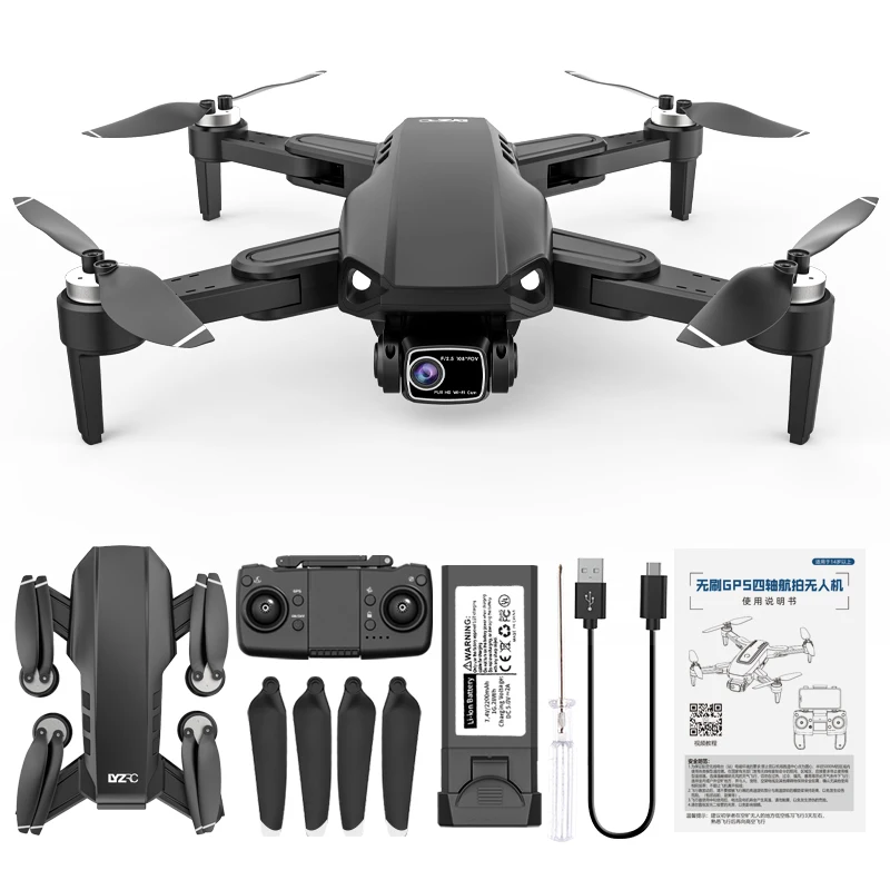 L900 PRO SE Drone 4K Profesjonalny GPS 5G WIFI Bezszczotkowy silnik Podwójna kamera Dron Fodable RC Quadcopter FPV Helicopter L900 SE MAX