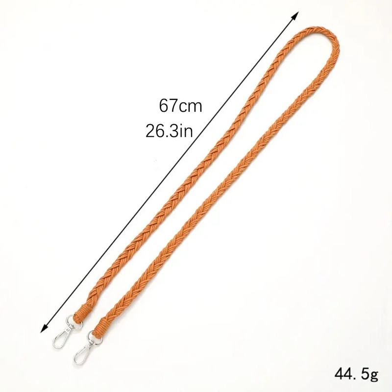 Handwoven Braided Strap For Shoulder Crossbody Bag Replacement Bag Accessories Belt Anti Loss Phone Strap Hanging Rope