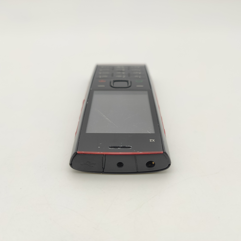 Original Unlocked x2-00 Loudspeaker Bluetooth Mobile Phone Russian Arabic Hebrew English Keyboard Made in Finland