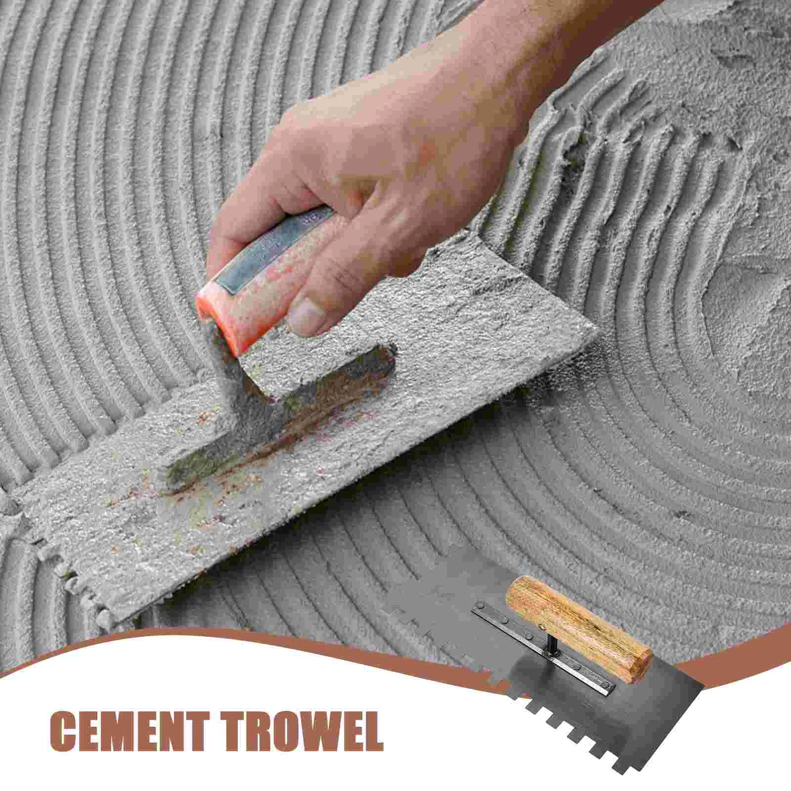 Strumenti per cazzuola per cartongesso in metallo resistente, pavimenti in cemento, acciaio inossidabile, piastrelle per muratura in legno, muratura in mattoni piatti
