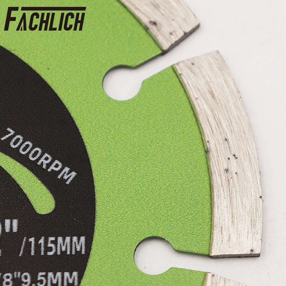 FACHLICH Dia115mm แผ่นตัดอลูมิเนียมโลหะทองแดงไม้ท่อ PVC คอนกรีตหินอ่อนหินใบเลื่อย Bore9.5mm 4.5 นิ้ว