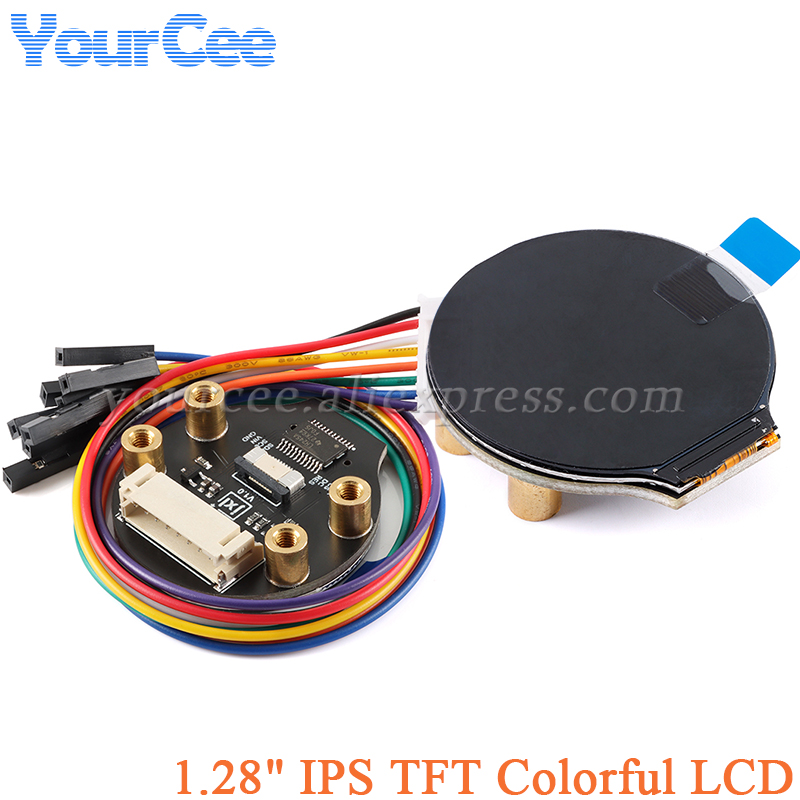 1.28 inch TFT Screen Display Module 1.28" IPS Round Colorful LCD Board GC9A01 Touch 240x240 SPI 240*240