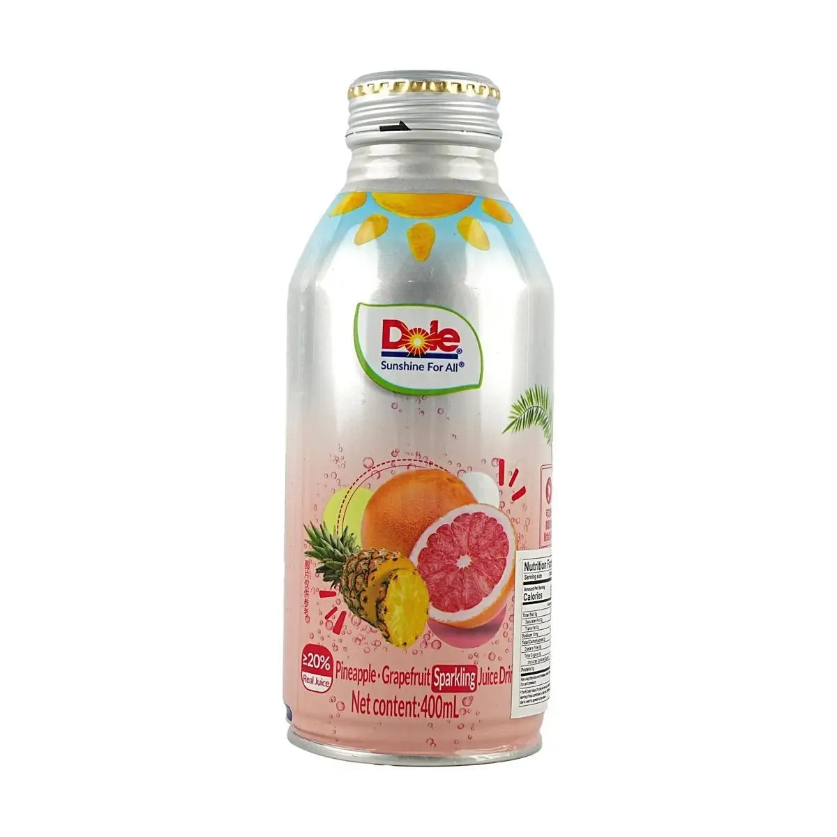 [7Packs] DU LE Pineapple Grapefruit Sparkling Juice , 13.53 fl oz*7Packs