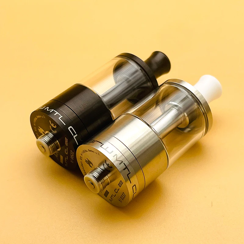 DSX Dvarw MTL CL RTA Atomizador de tanque 22 mm 316SS 2 ml/3,5 ml/5 ml Bobina única con 11 piezas AFC insertar Vape Tank E-cigarro