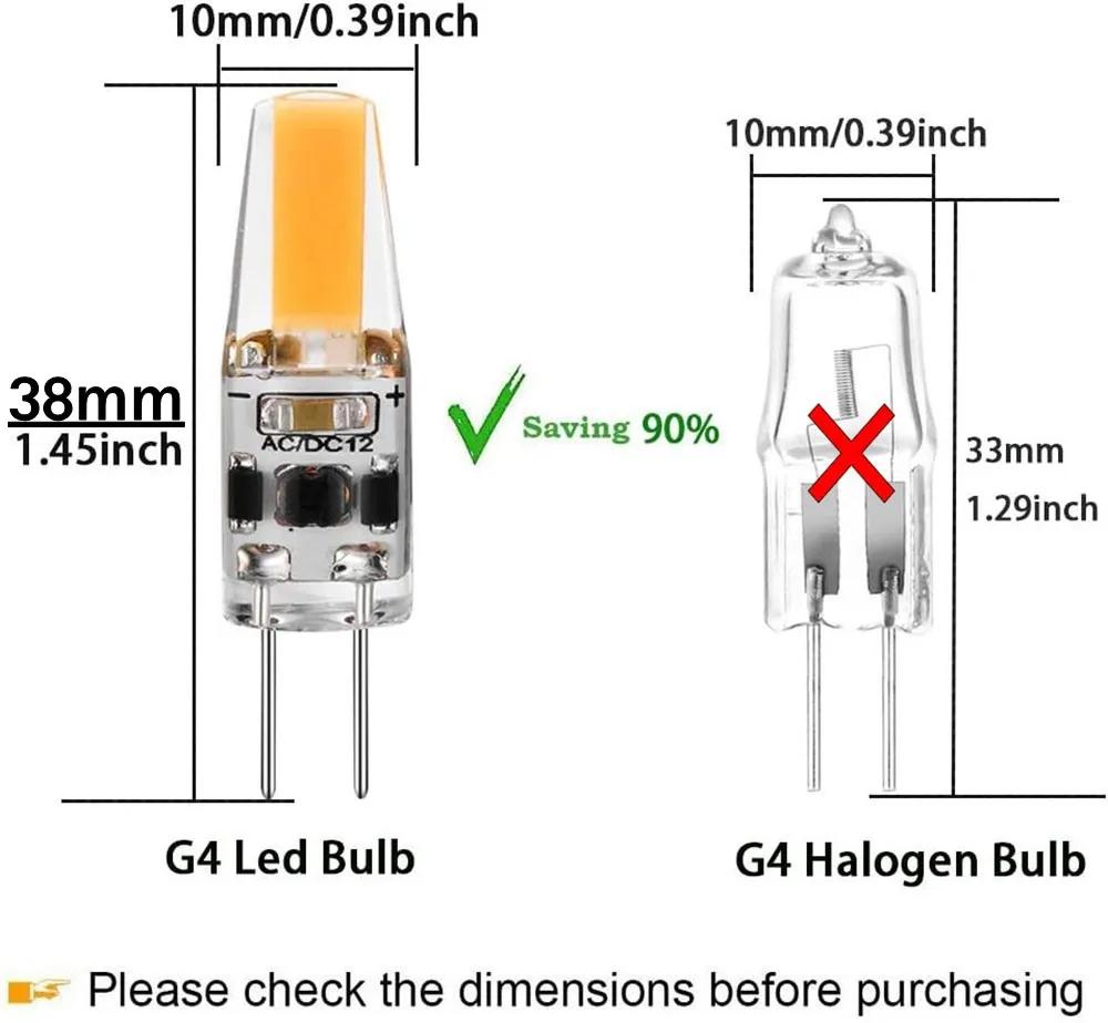 G4 LED COB Dimmbare Mini Lampe 2W 3W 6W Glühbirne AC DC 12V 220V Kerze Lichter ersetzen 30W 40W Halogen für Kronleuchter Scheinwerfer