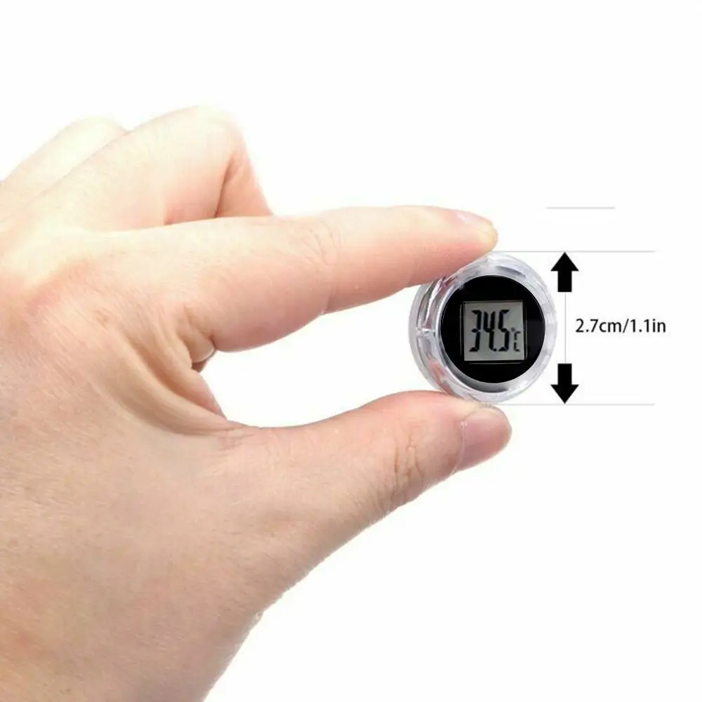 1 Uds. Mini termómetro Digital adhesivo impermeable para motocicleta montaje Celsius termómetro Digital para motocicleta accesorios para motocicleta