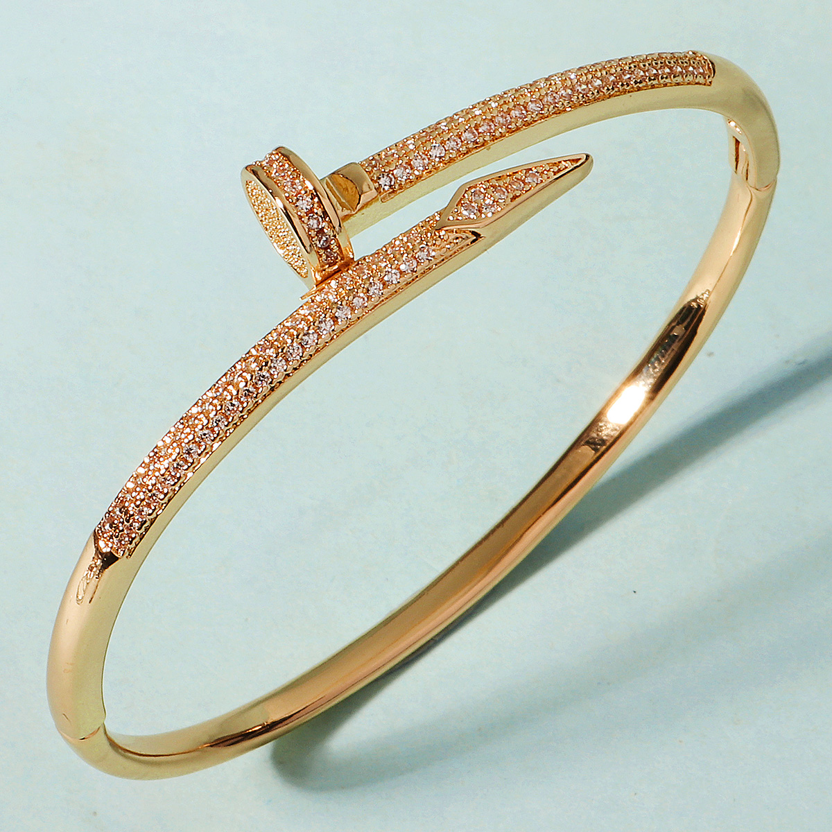 Classic Nails Bracelet for Snake Woman Fashion Handmade Stainless Steel Delicate Bracelet Trendy Bangle As Gifts