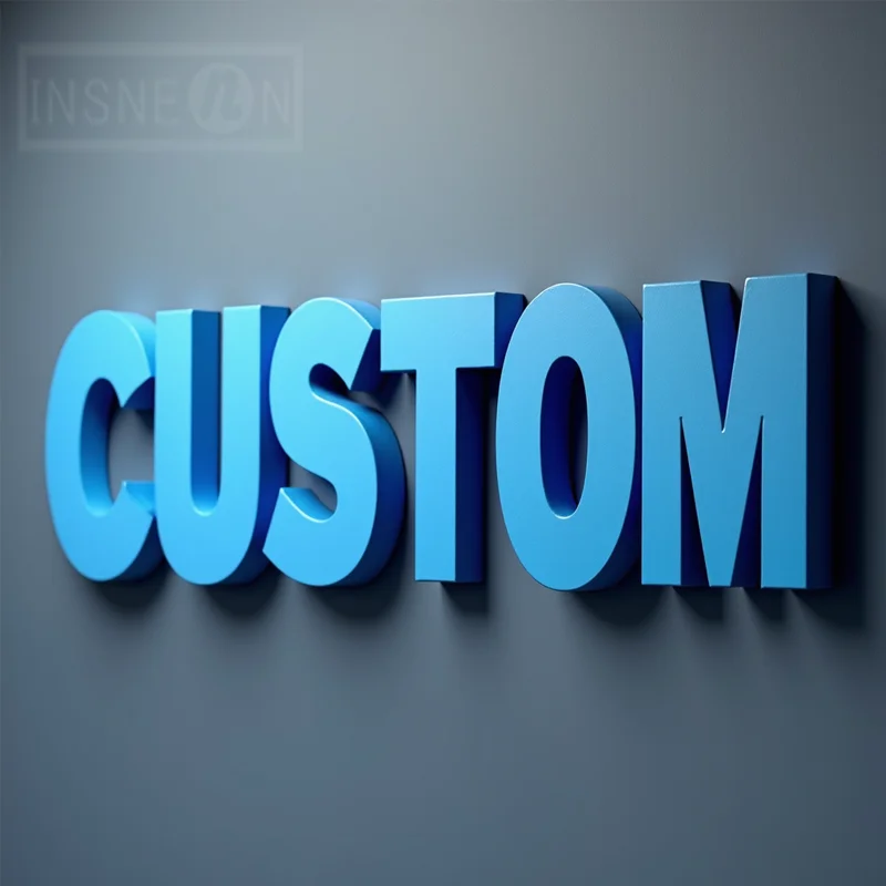 Custom 3D Metal Channel Letters For Outdoor Business Sign Durable Weatherproof Storefront Signage With Easy Mounting Holes
