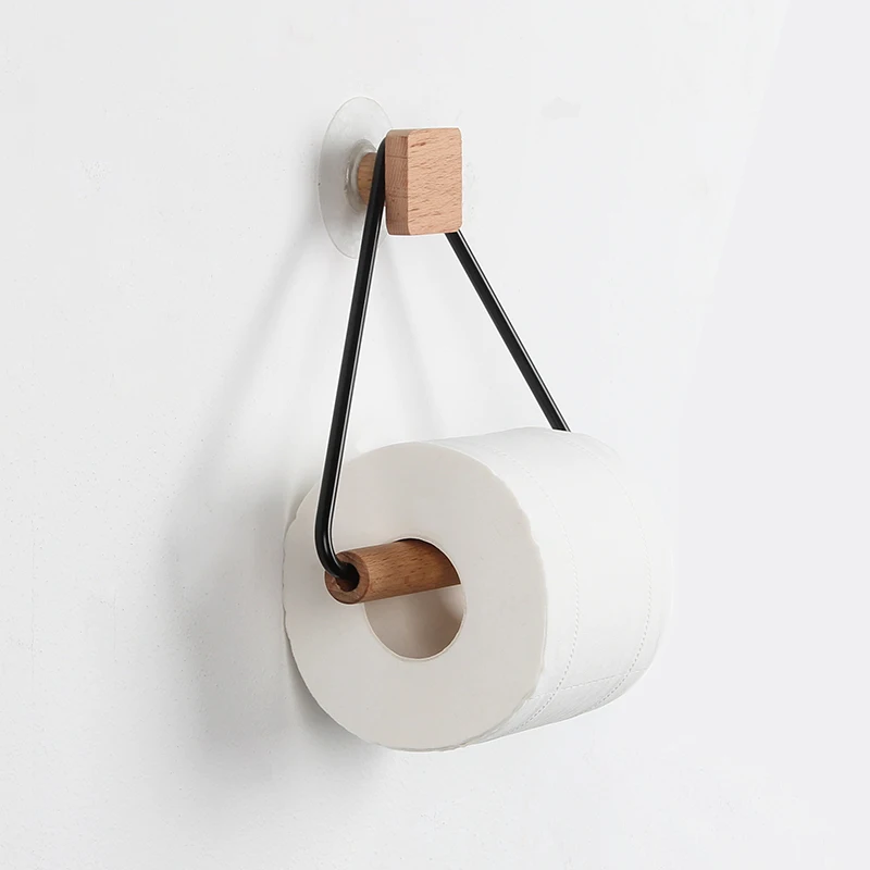 Dispensador de toallas de papel higiénico, soporte de rollo de papel de madera para baño, soporte de papel de contacto, estante de almacenamiento para el hogar, 5 estilos