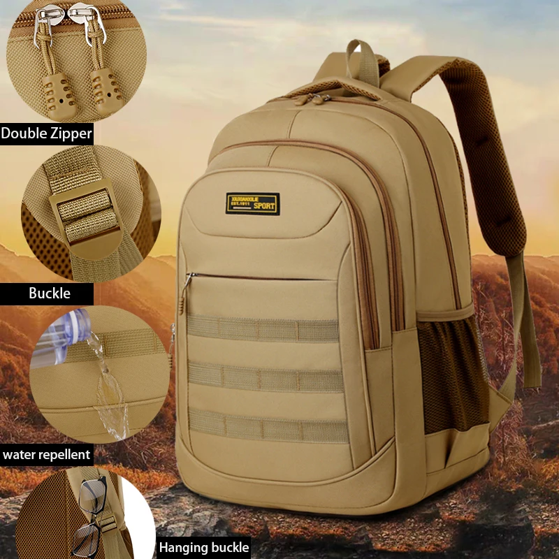 Zaino universale da uomo e da donna, zaino multiuso per laptop di grande capacità, zaino da viaggio resistente con scomparto di sicurezza