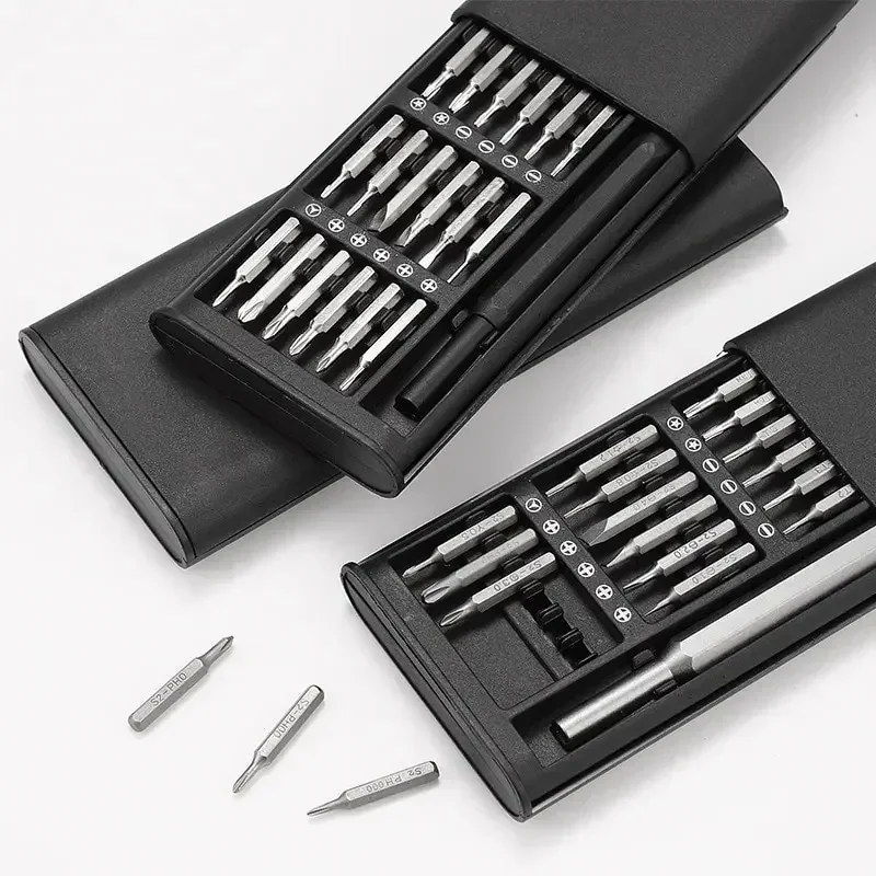 Screwdriver Set, 25 In 1 With 24 Piece Mini Pocket Screwdriver Set, Small Repair Set For Mobile Phone/PC/Came
