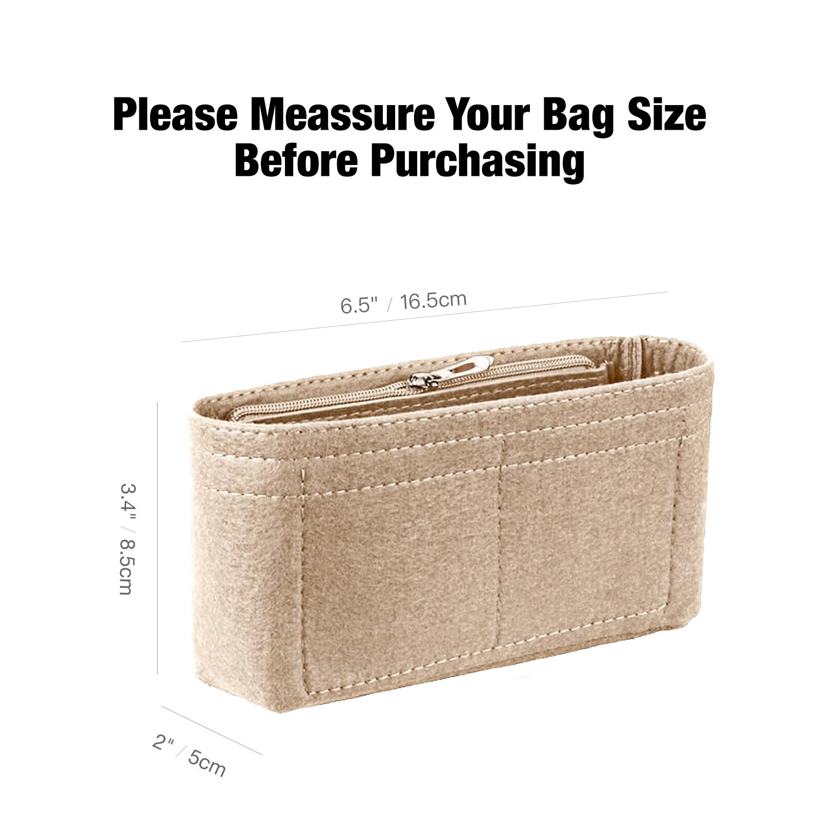 Borsa organizer per borsa con inserto in feltro in borsa per borsa organizer per mini borsa a tracolla Longchamp