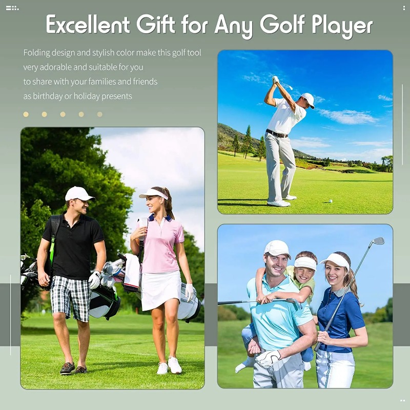 1pc pieghevole strumento di riparazione Divot da golf con strumento per palline da golf pulitore per scanalature del passo accessori da golf mettere aiuti per l'allenamento della forcella verde