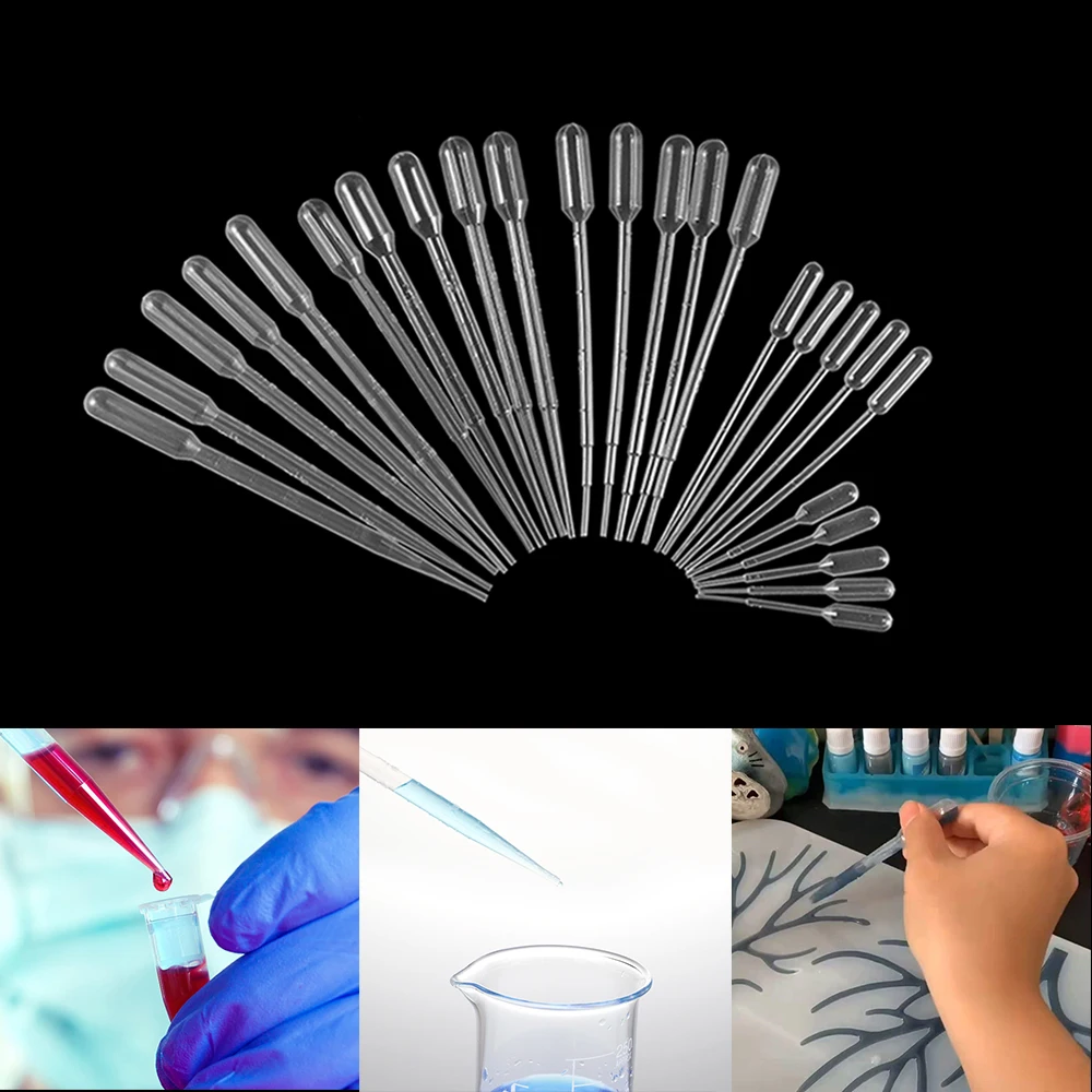 使い捨てプラスチックトランスファービット0.2/0.5/1/2/3ml,シリコンエポキシ樹脂,ジュエリー作り用