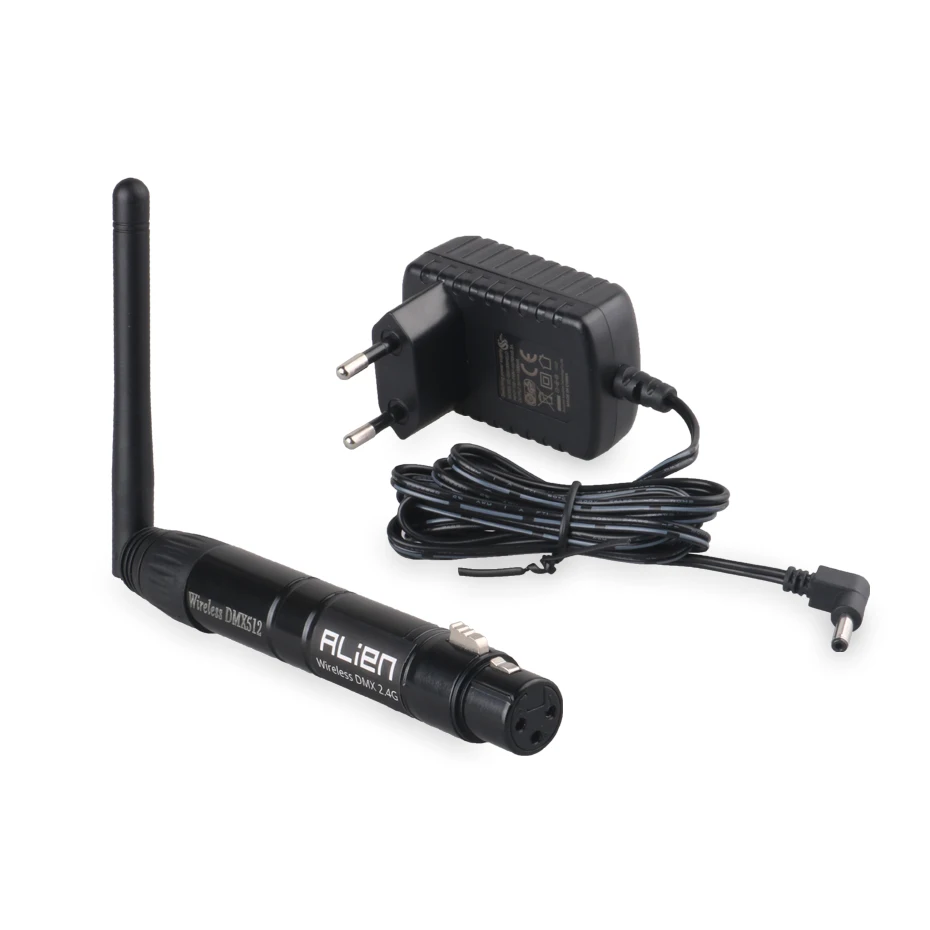 ALIEN DMX512 controlador inalámbrico receptor transmisor 2,4G ISM Di comunicación distancia 300m para escenario Par DJ Disco Bar luces