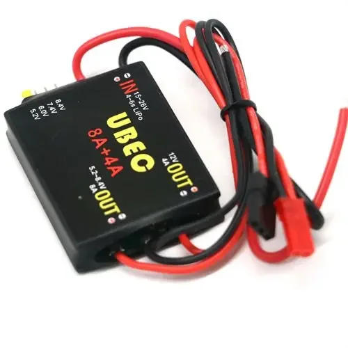 4S-6S 15-26V UBEC-8A BEC DUAL UBEC 8A + 4A 5,2 V/6.0V/7,4 V/8,4 V Servo fuente de alimentación separada RC coche ala fija avión Robot brazo