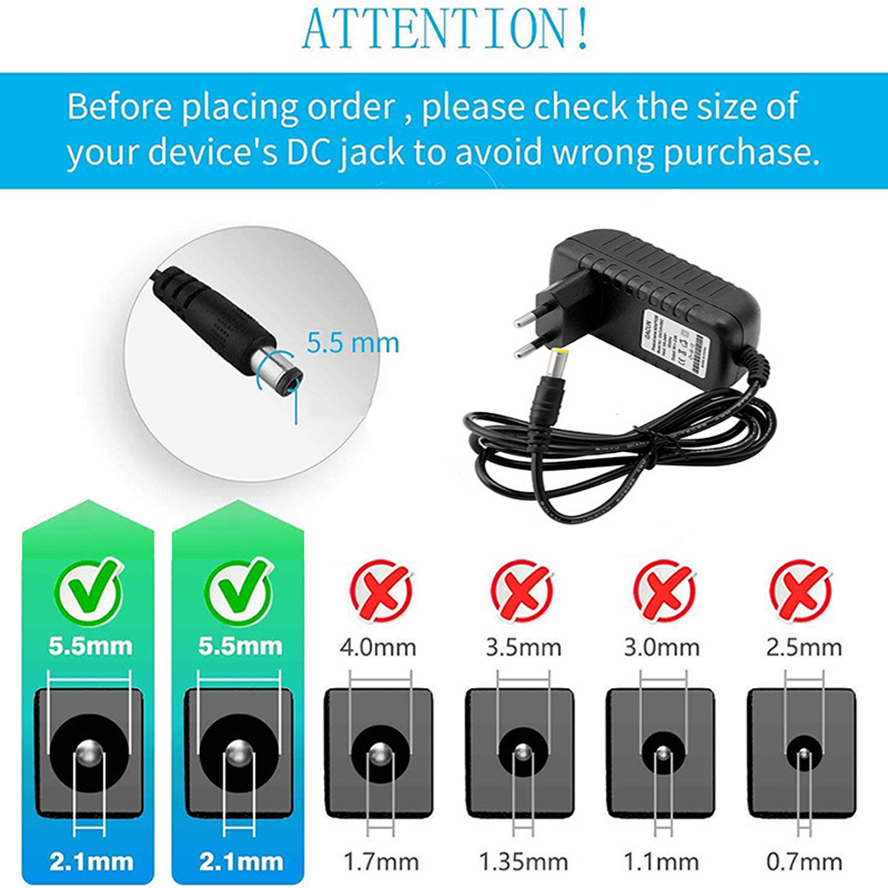 Adaptador de alimentação para LED Strip Light, Transformador, Conversor, AC 110V-220V, DC 5V, 12V, 24 V, 1A, 2A, 3A, 5A, 6A, 8A, 10A