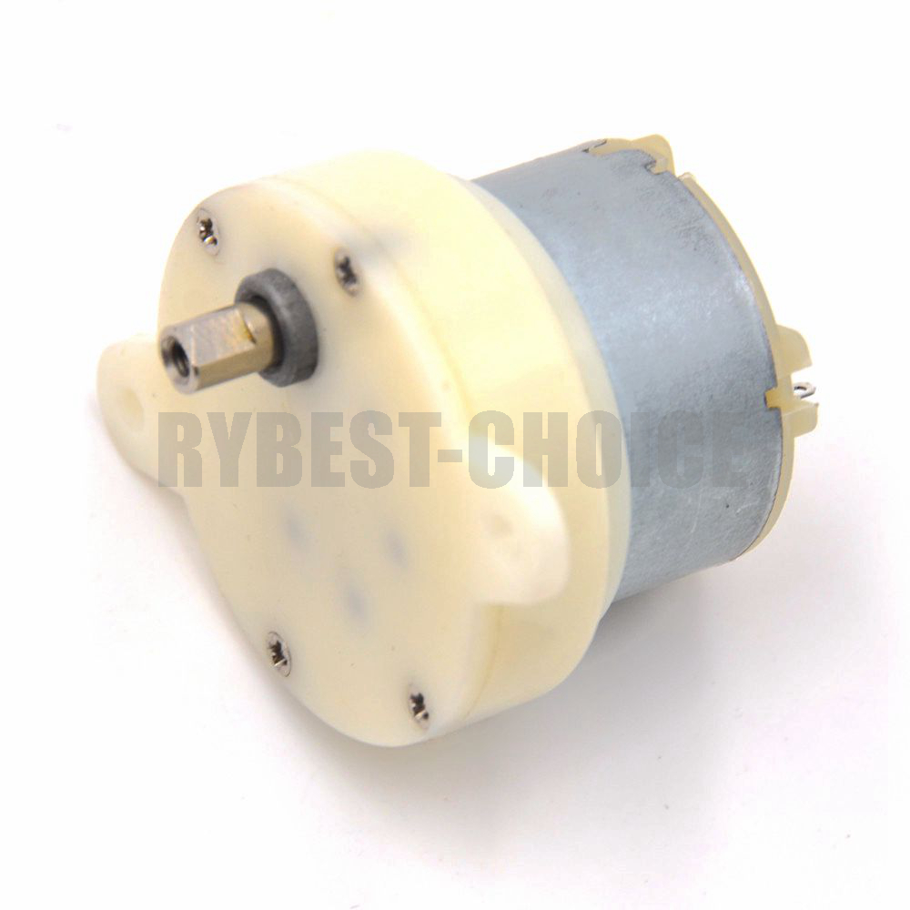 Velocidade lenta do torque alto do motor da engrenagem da c.c. 12v micro a caixa de engrenagens elétrica diminui o eixo mudo 3 rpm 4mm