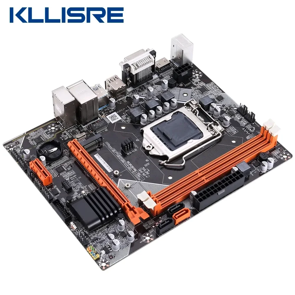 Kllisre b75 kit motherboard set mit kern i5 3570 2x8gb = 16gb 1600mhz ddr3 desktop speicher nvme m.2 usb 3,0 sata3
