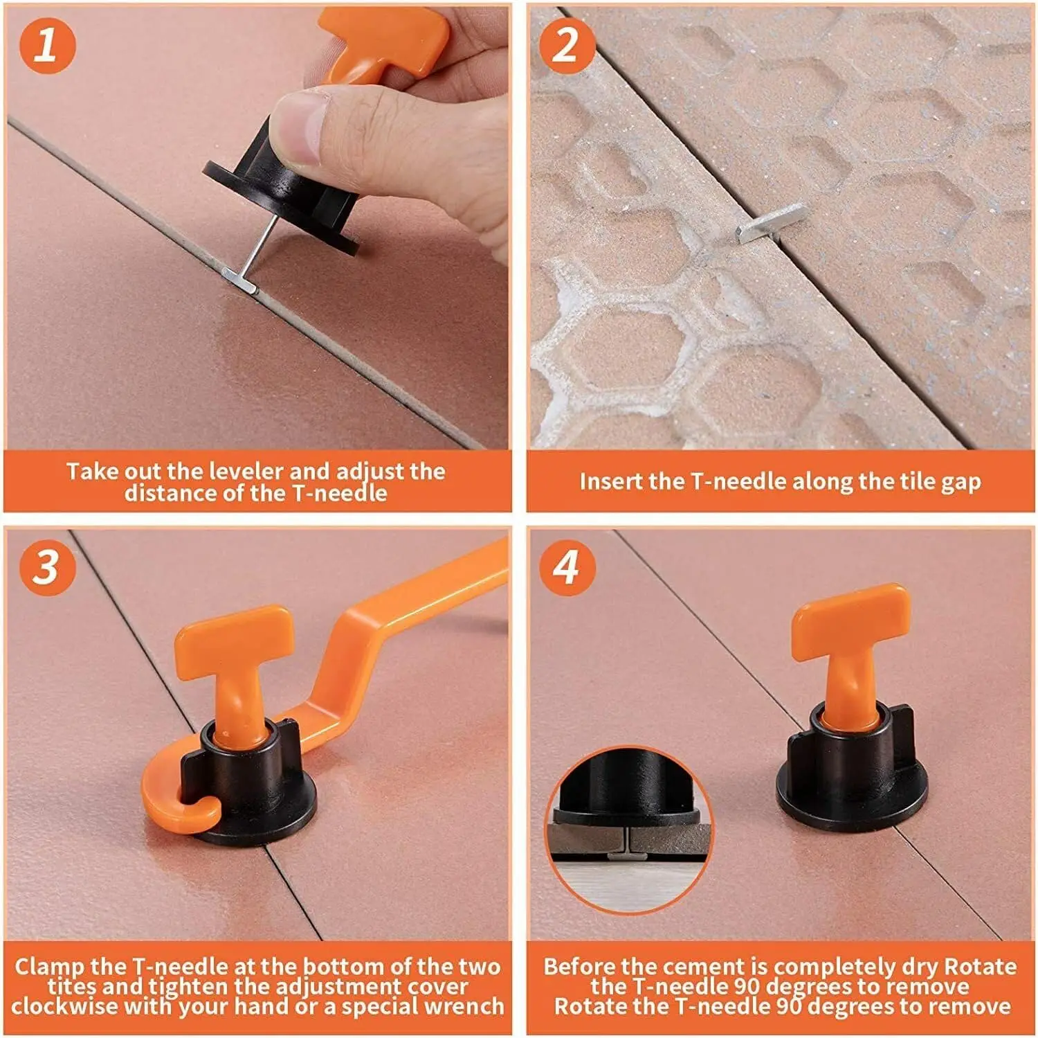 51 ชิ้นชั้นกระเบื้อง Leveling System คลิป Spacers Porcelain เซรามิค Leveler ชุดสําหรับวางกระเบื้อง Wall Fixing เครื่องมือก่อสร้าง