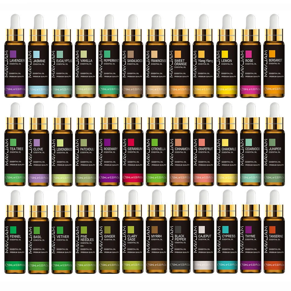MAYJAM 10ML Thơm Khuếch Tán Tinh Dầu Oải Hương Vani Mộc Dược Tinh Dầu Nước Hoa Cho Xà Phòng Xông Làm Massage Ẩm