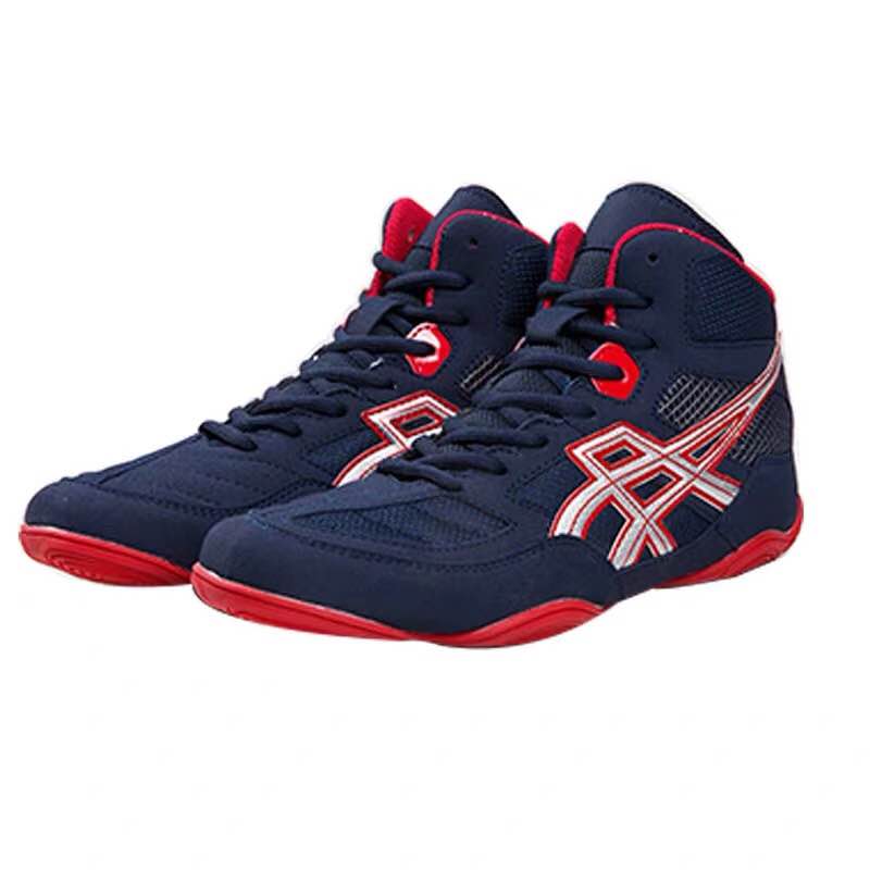 FIVING hombres boxeo profesional lucha zapatos de levantamiento de pesas masculino cómodo soporte entrenamiento boxeo botas de lucha