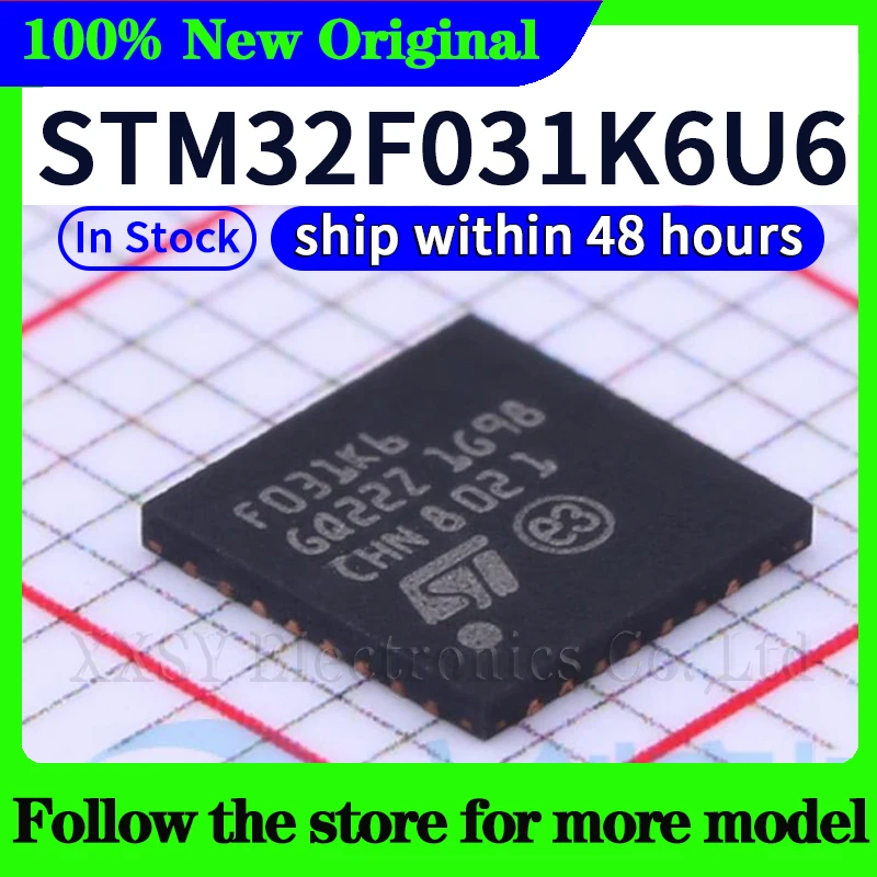 STM32F031K6U6 STM32F031G6U6 STM32F031C6T6 STM32F031C4T6 STM32F031K6T6 STM32F031F6P6 Alta calidad Nuevo