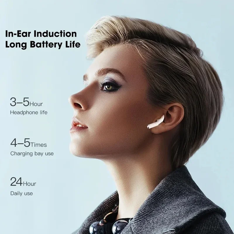 Sony TWS auriculares Bluetooth 9D estéreo inalámbricos auriculares intrauditivos HiFi auriculares manos libres con micrófono para iOS Android