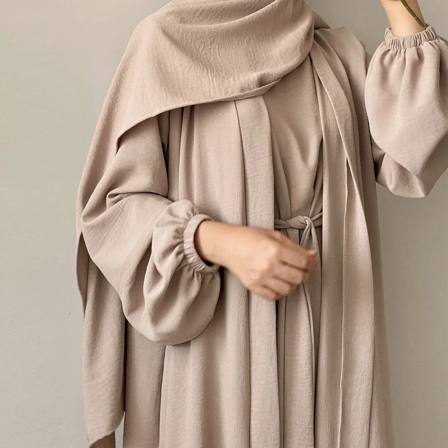 イスラム教徒の女性のためのアバヤ,トルコのカーディガン,ドバイ,無地,ツーピースのスーツ,jalabiya,モロッコのカフタン,モア,カフタン,lr726