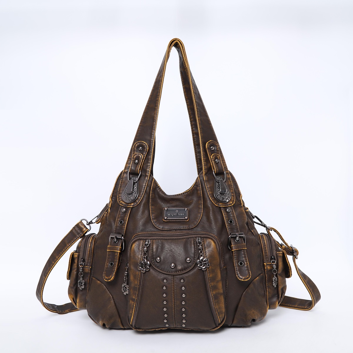 Túi Nữ Xách Tay Thời Trang Nữ Đeo Vai Da PU Túi Xách Nữ Tất Lớn-Dung Tích Vai Ví Túi Bolsa Feminina