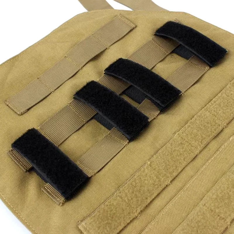 ยุทธวิธี MOLLE อะแดปเตอร์ ID แพทช์แผงเสื้อกั๊กกระเป๋าเป้สะพายหลัง Patch Hook & LOOP Converter แถบริบบิ้นกองทัพทหารเสื้อกั๊กอุปกรณ์เสริม