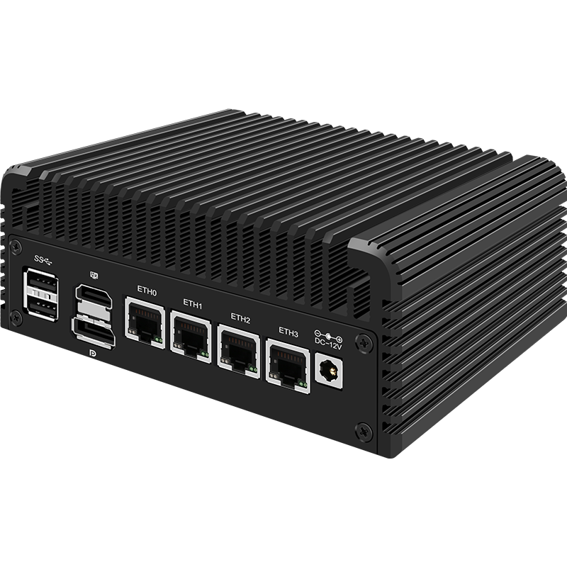 12th Gen Intel Firewall Mini PC Alder Lake i3 N305 8 Core N200 N100 Fanless Soft Router Proxmox DDR5 4800MHz 4xi226-V 2.5G